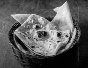 Butter rumali roti