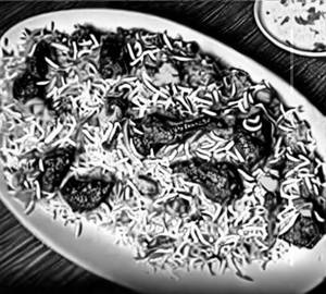 Mutton keema biryani