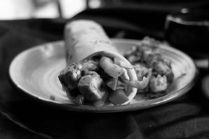 Cottage Cheese(paneer) Shawarma Roll