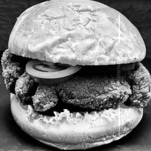 Jumbo Fried Chicken Burger 