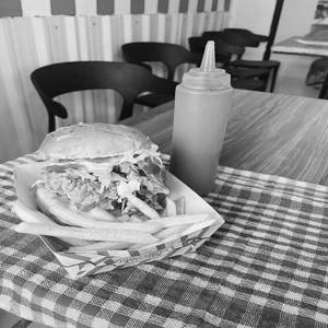 Double Chicken Zinger Burger + (Complimentary Fries )