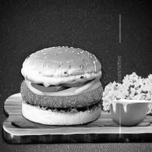 Cheese Crispy Veg Burger