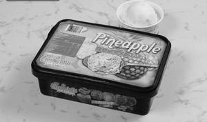 Pineapple Ice cream Scoop