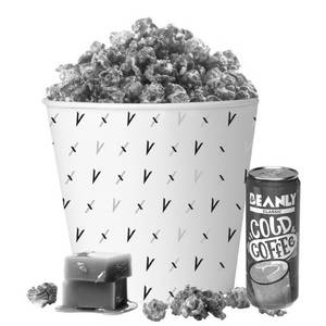 Large Popcorn Caramel & Classic Cold Coffee