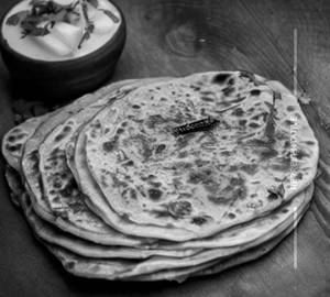 Onion masala paratha