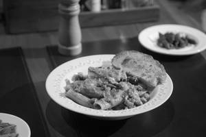 Rigatoni Pesto Alla Genovese.