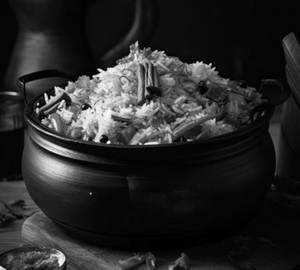 Plain biriyani