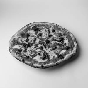 Mushroom Heaven Romano Style Pizza