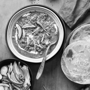 Mutton Keema Kaleji + 2 Paratha