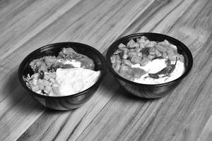 Chicken Tikka + Thalicha Thayir Satham