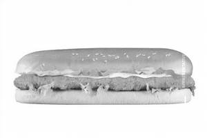 Veg Cheese Hot Dog Burger