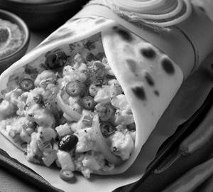 Choice Of Kaathi Roll + Aerated Beverage 250 Ml