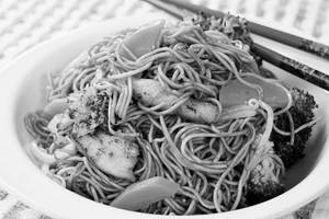 Chicken Pan Fried Noodles