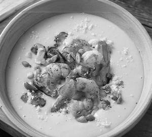 Cream Of Leek Soup Prawn