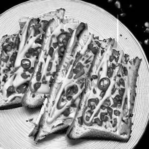 Cheese Chilli Open Toast Sandwich
