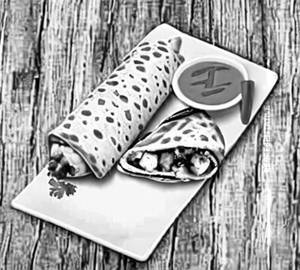 Veg cheese paneer frankie