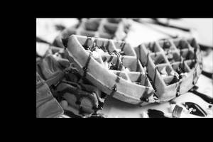Peanut Butter Chocolate Waffle