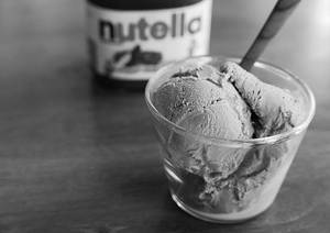 Nutella Chocolate Ice Cream