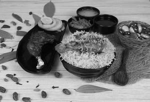 Tandoori Chicken + Chicken Biryani
