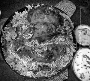 Tandoori Chicken Biryani