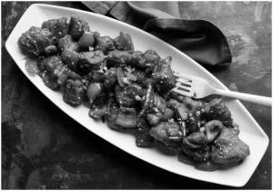 Chicken in hot garlic sauce