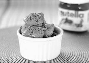 Nutella Butterscotch Ice Cream