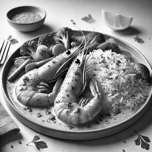 Prawn In Lemon Butter Sauce