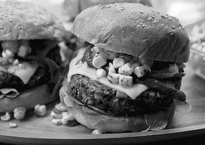 Corn Crumble  Burger