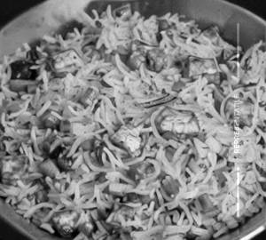 Veg Mushroom Paneer Fried Rice