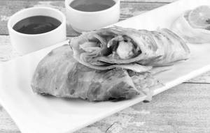 Punjabi Spicy Chaap Roll [2 Pieces]