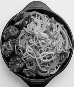 Veg Noodles + Veg Manchurian