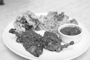 Grilled Chicken in Barbeque Sauce