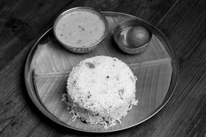Ghee Rice With Dal Fry