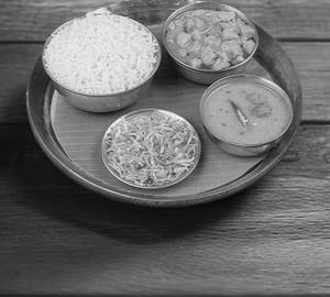 Moong Dal Aloo Posto Thali