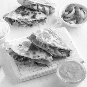 Tandoori Chicken tikka & cheese quesadillas