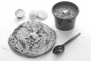 Dal Makhani Fish Lachha Paratha