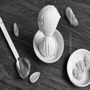 Kesar Badam Ice cream Scoop