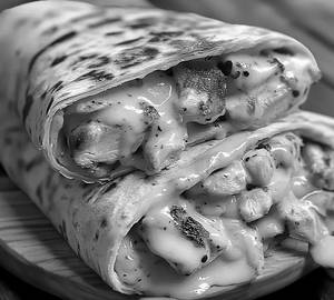 American Cheesy Chicken Wrap