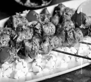 Cottage Cheese Shashlik