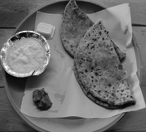2 Aloo Cheese Paratha