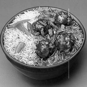 Veg Manchurian Jangli Rice
