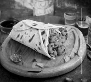 Aloo tikki wrap