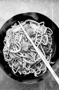 Mushroom noodles      