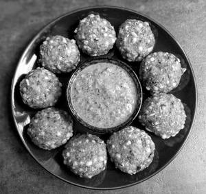 Sabudana Bada (4)+Chutney