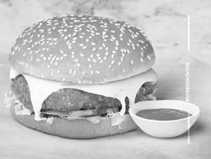 Schezwan Veg Burger