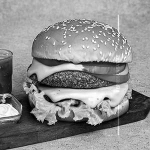 Chicken Popcorn Chees Burger