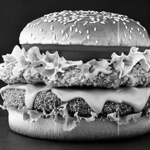 Double Chicken Double Cheese Burger