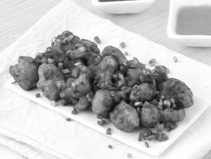 Mushroom Manchurian Dry