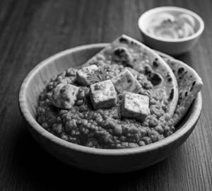 Paneer bhurji + 5 butter tawa chapati