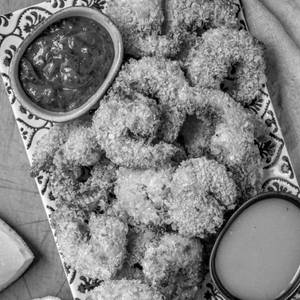Golden Fried Prawns